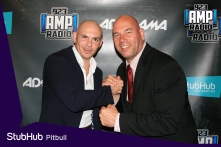 Pitbull meets fans after his AMP Live Sessions appearance in the Adorama Live Theatre on the StubHub Stage. June 3, 2016 (Photo: WBMP / CBS Radio)